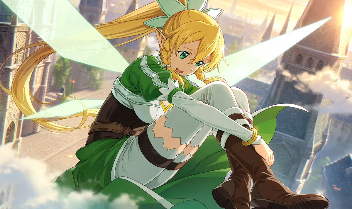 AI Prompt for Anime Fantasy Character with Glowing Wings
