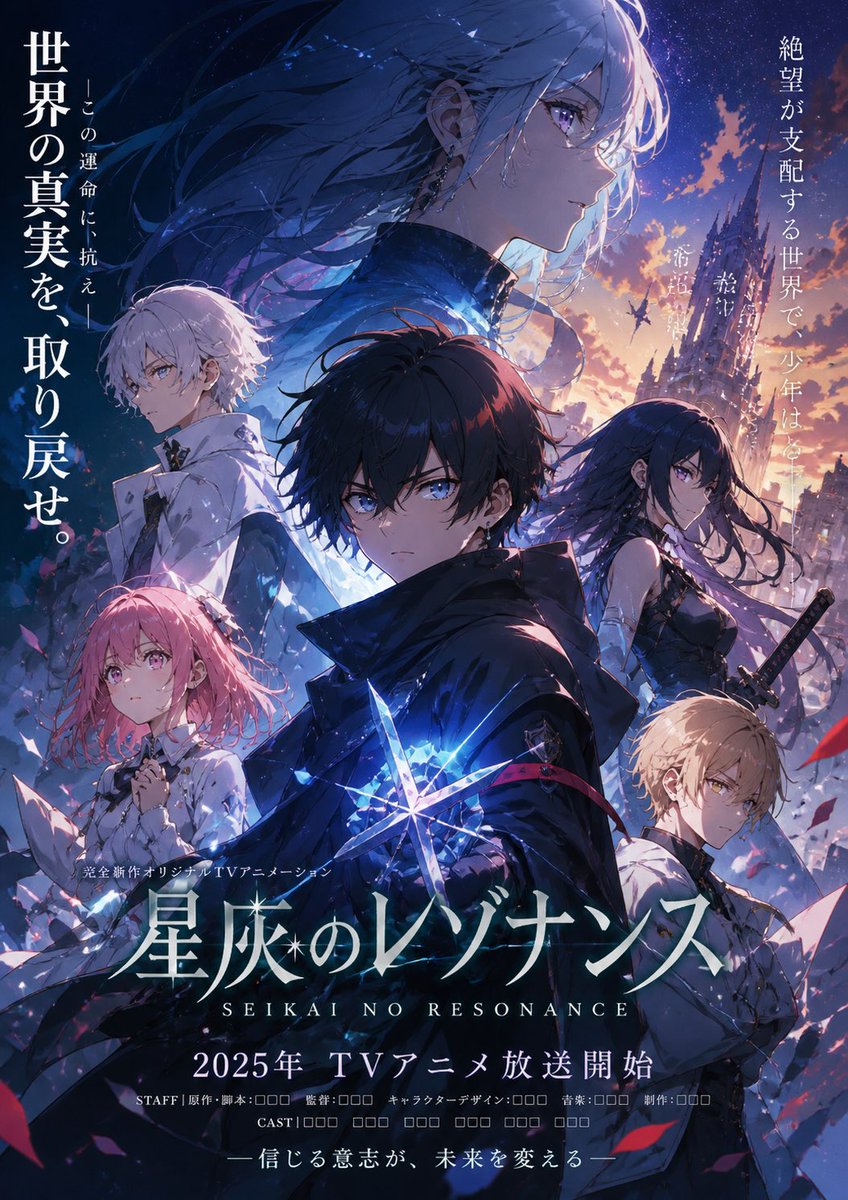 AI Prompt for Anime Fantasy Key Art Design: Generate a Cinematic Poster