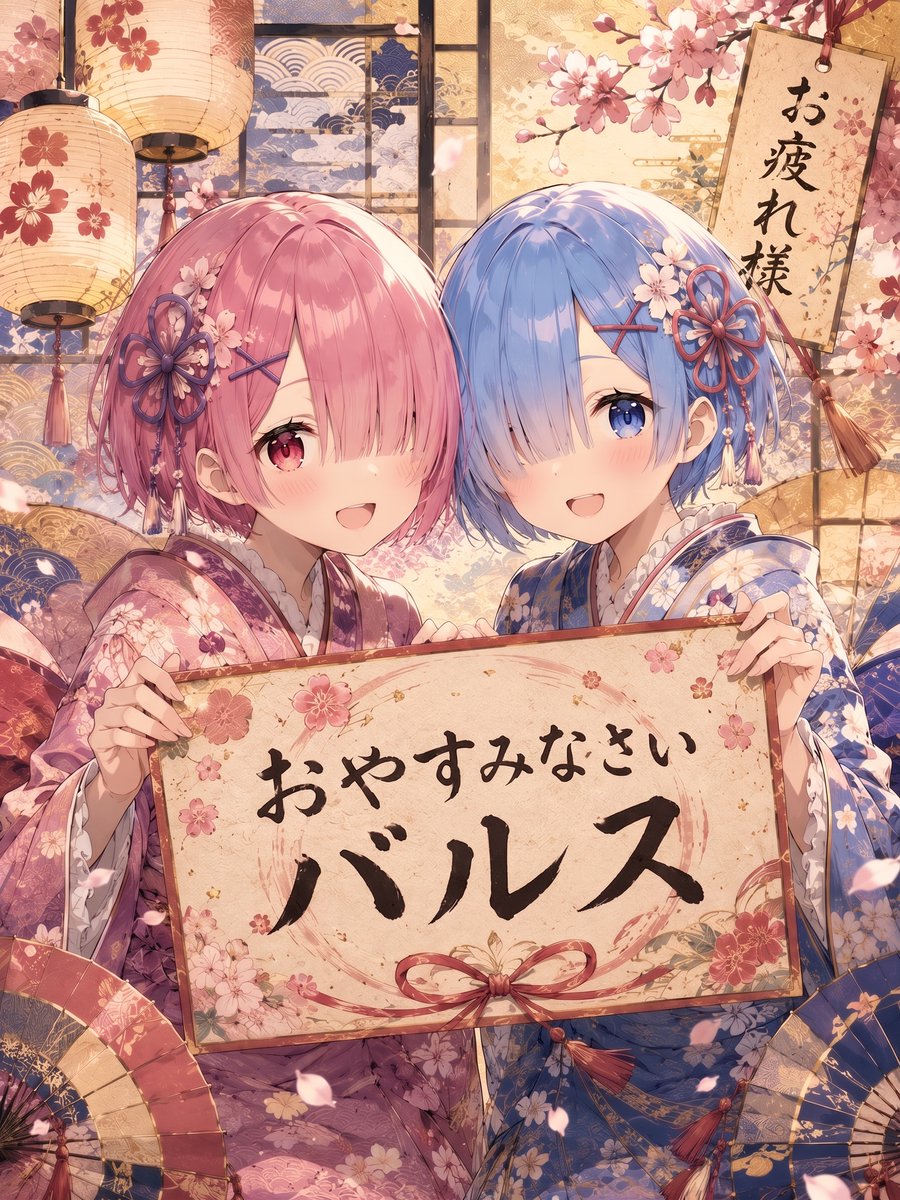 AI Prompt for Anime Festival Scene with Kimono Girls