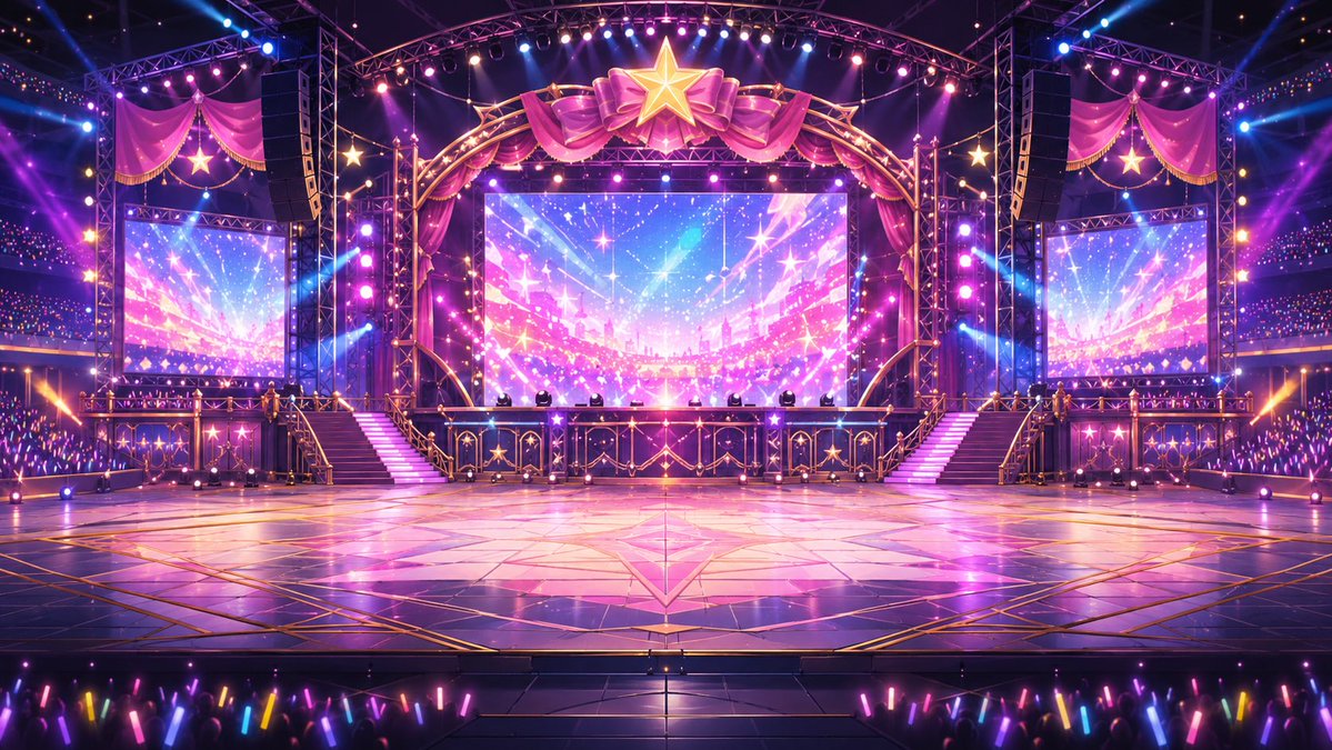 AI Prompt for Anime-Focused VTuber Arena Stage