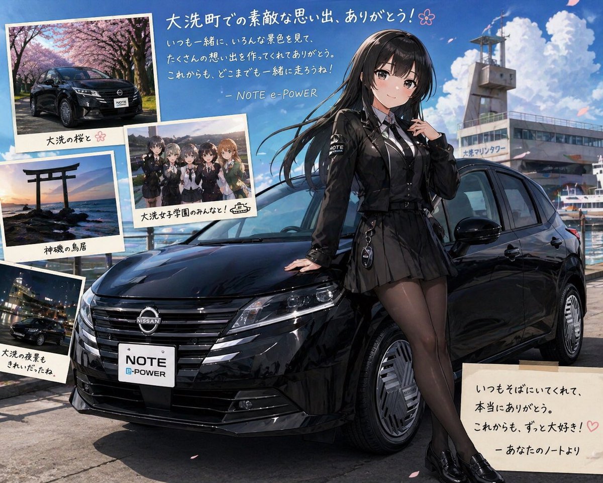 AI Prompt for Anime-Inspired Car Personification Poster Design