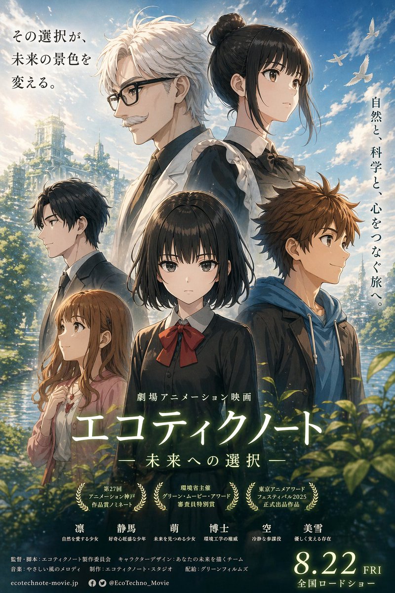 AI Prompt for Anime-Inspired Film Poster Design