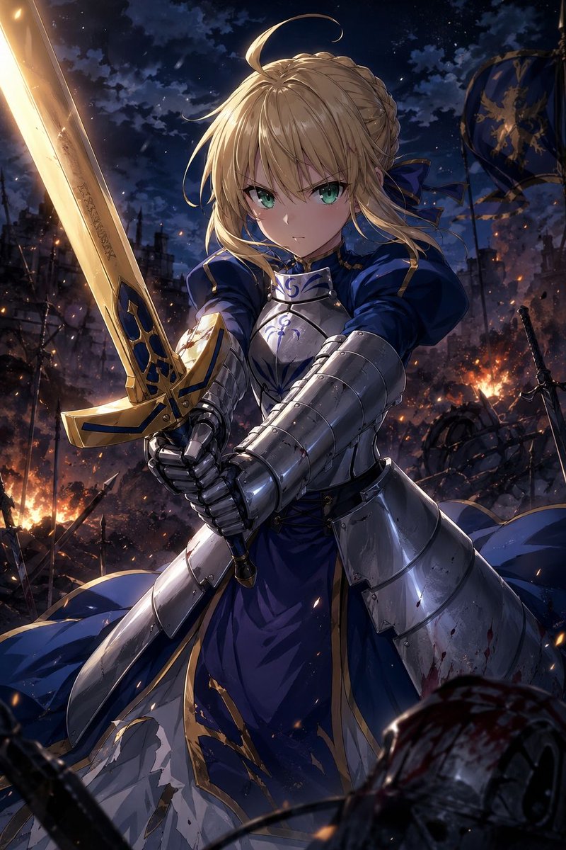 AI Prompt for Anime Inspired Knight Warrior Portrait