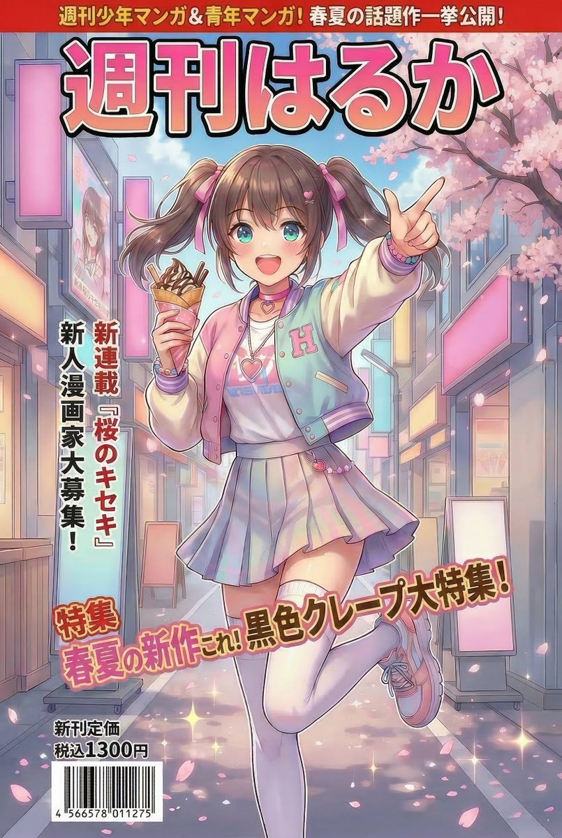 AI Prompt for Anime Manga Cover Art with Character Illustration