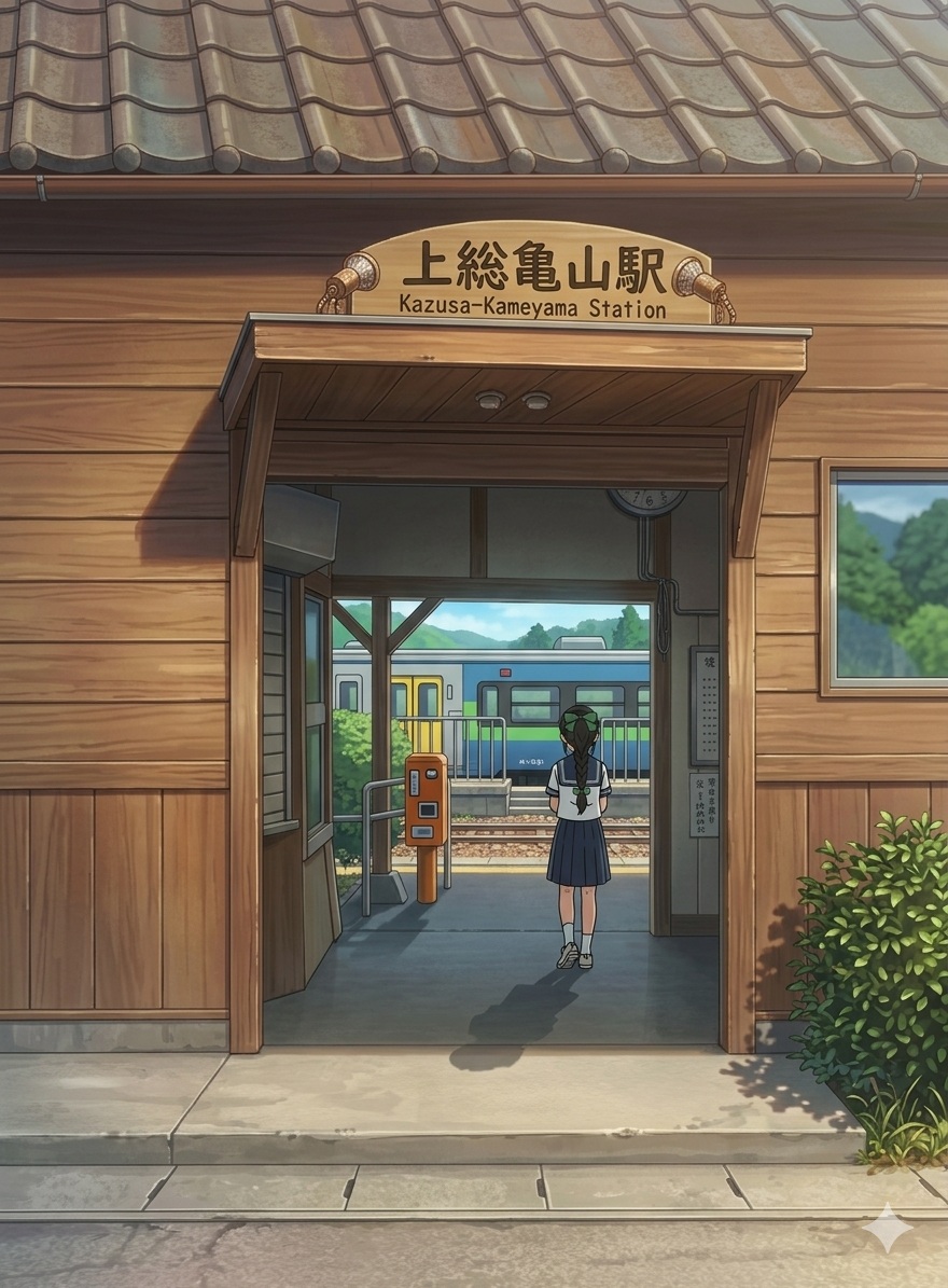 AI Prompt for Anime Railway Station Transformation Image Generation
