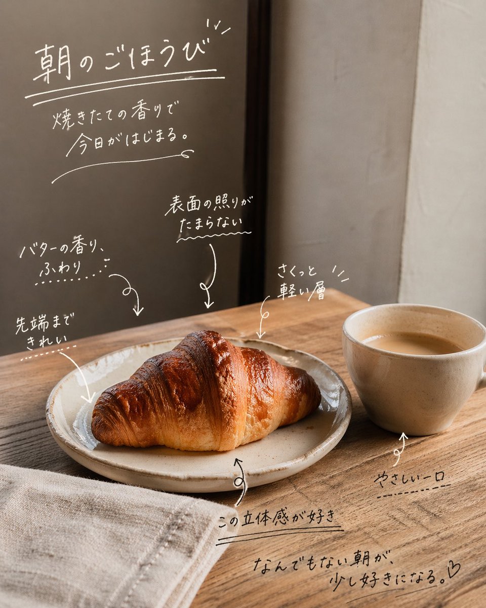 AI Prompt for Anime-Style Cafe Illustrations with Handwritten Notes