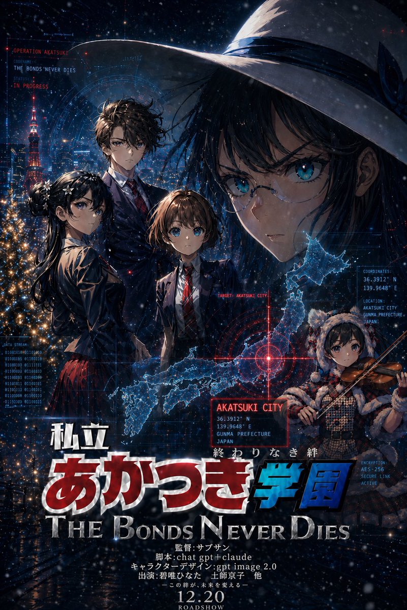 AI Prompt for Anime Style Cyberpunk Movie Poster Design