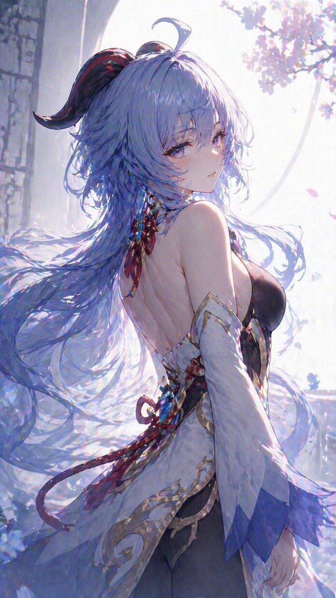 AI Prompt for Anime-Style Fantasy Portrait with Flowing Hair