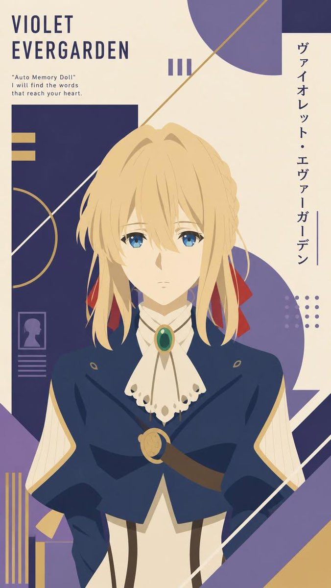 AI Prompt for Anime Style Graphic Design Poster with Minimalism