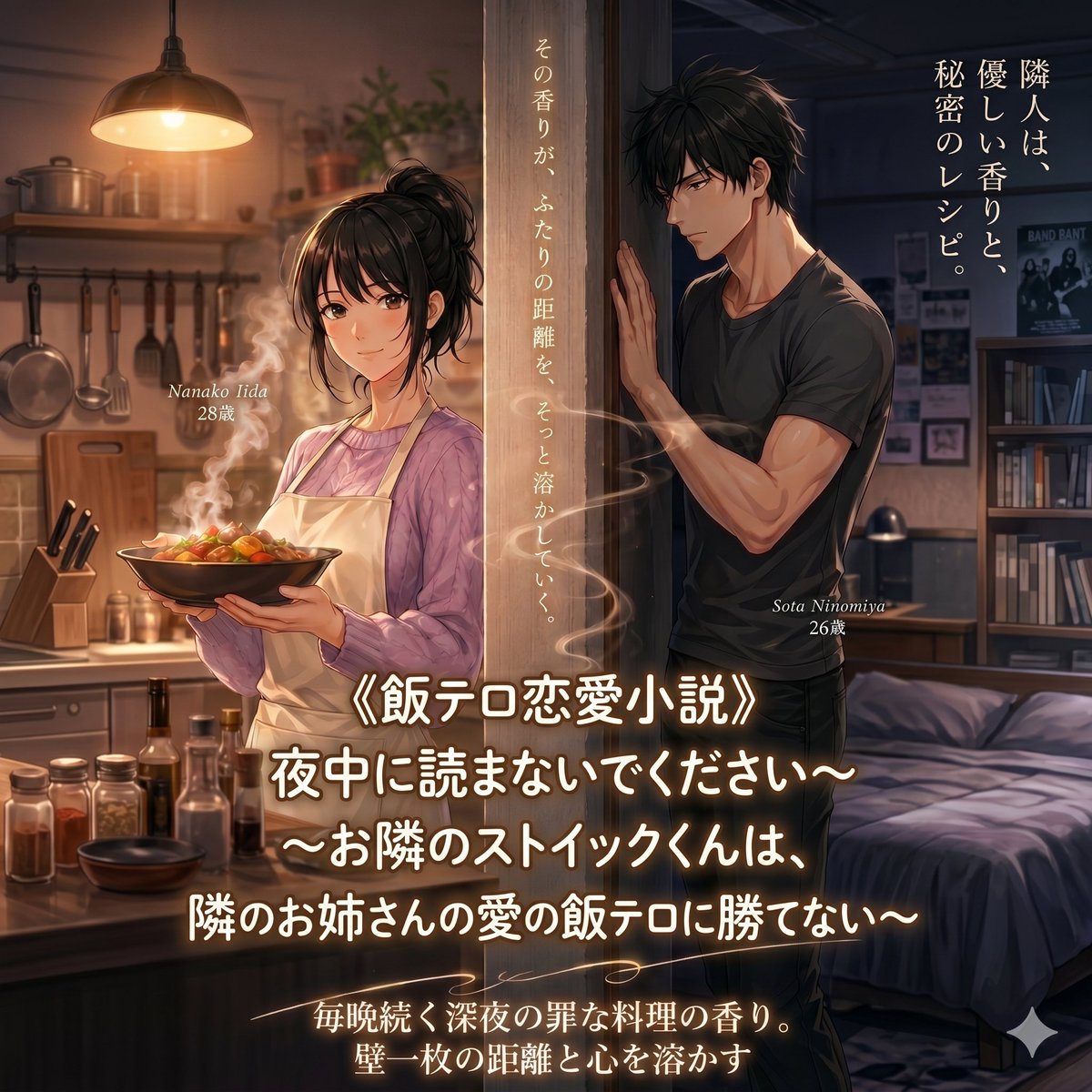 AI Prompt for Anime Style Light Novel Cover Art of Couples