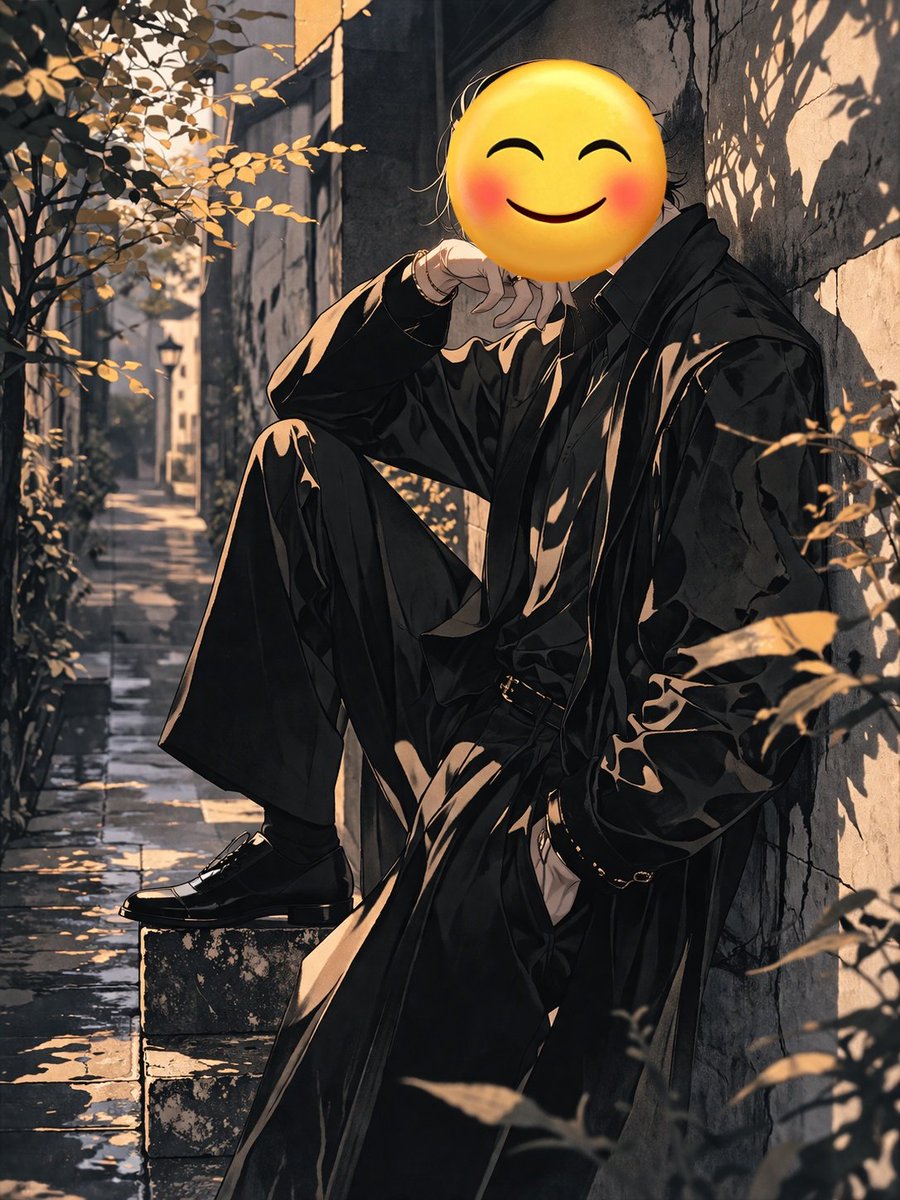 AI Prompt for Anime Style Street Character Illustration with Emojis