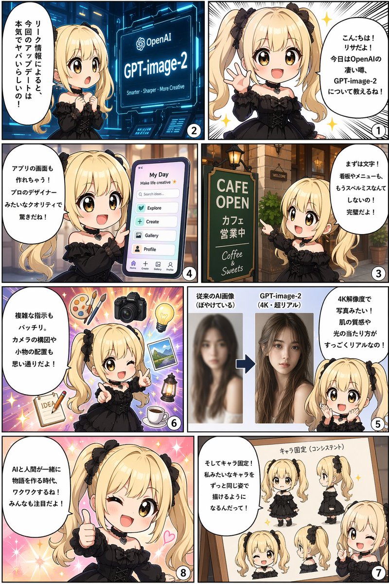 AI Prompt for Anime-Style UI Design Comic Explanations