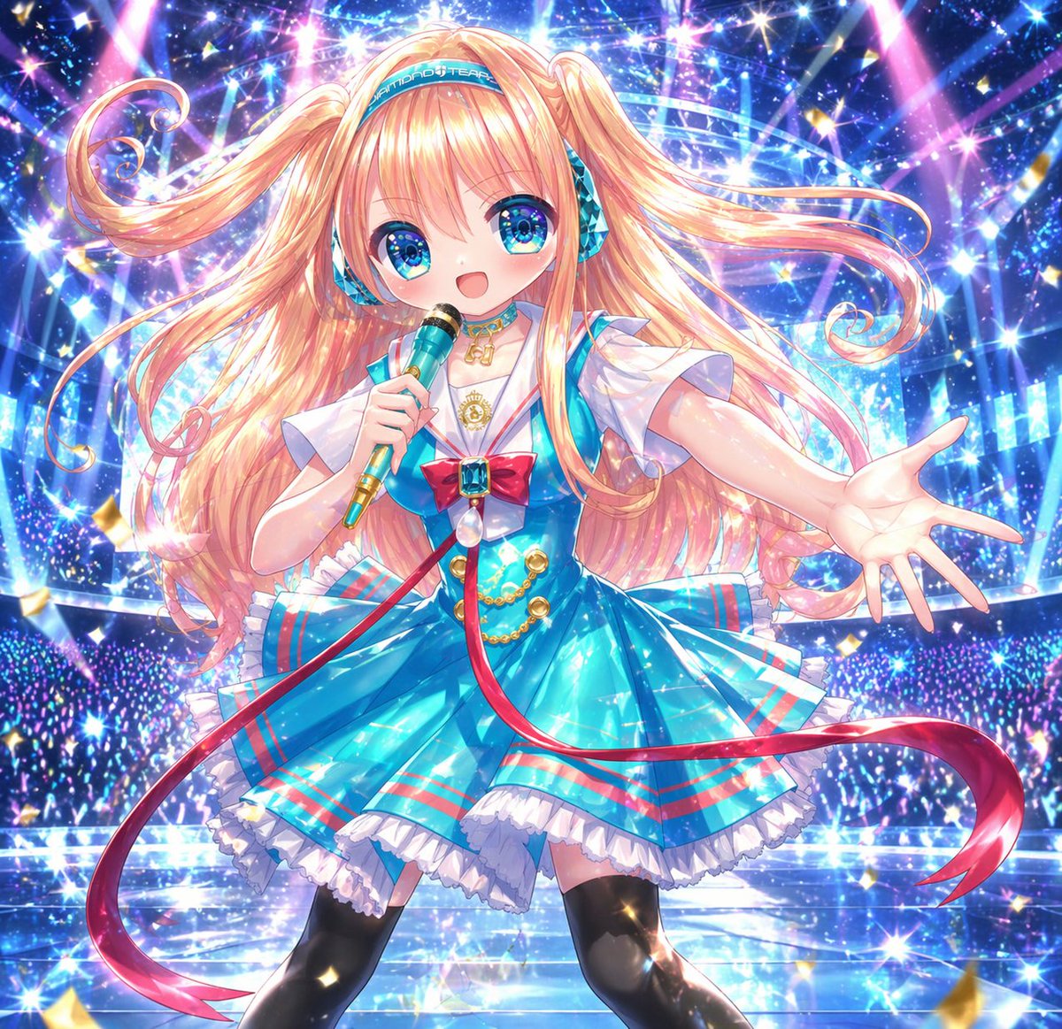 AI Prompt for Anime-Style VTuber Character Poster