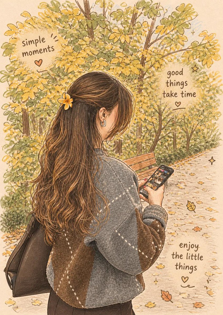 AI Prompt for Autumn Lifestyle Illustrations and Social Media Posts