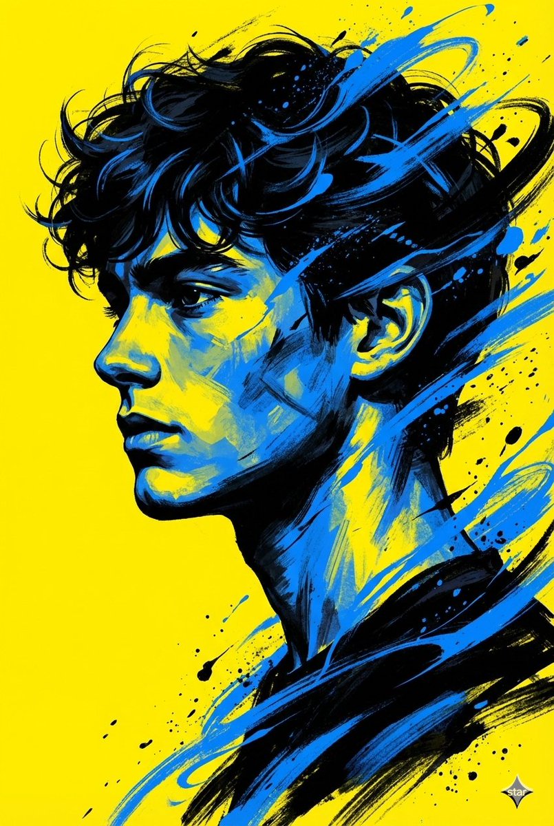 AI Prompt for Bold, Vibrant Digital Portrait with Street Art Style