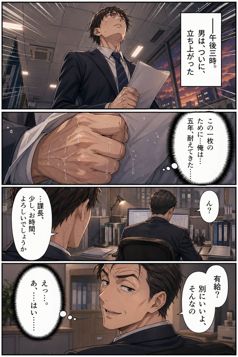 AI Prompt for Business Manga Page: Realistic Corporate Comic Scenes 