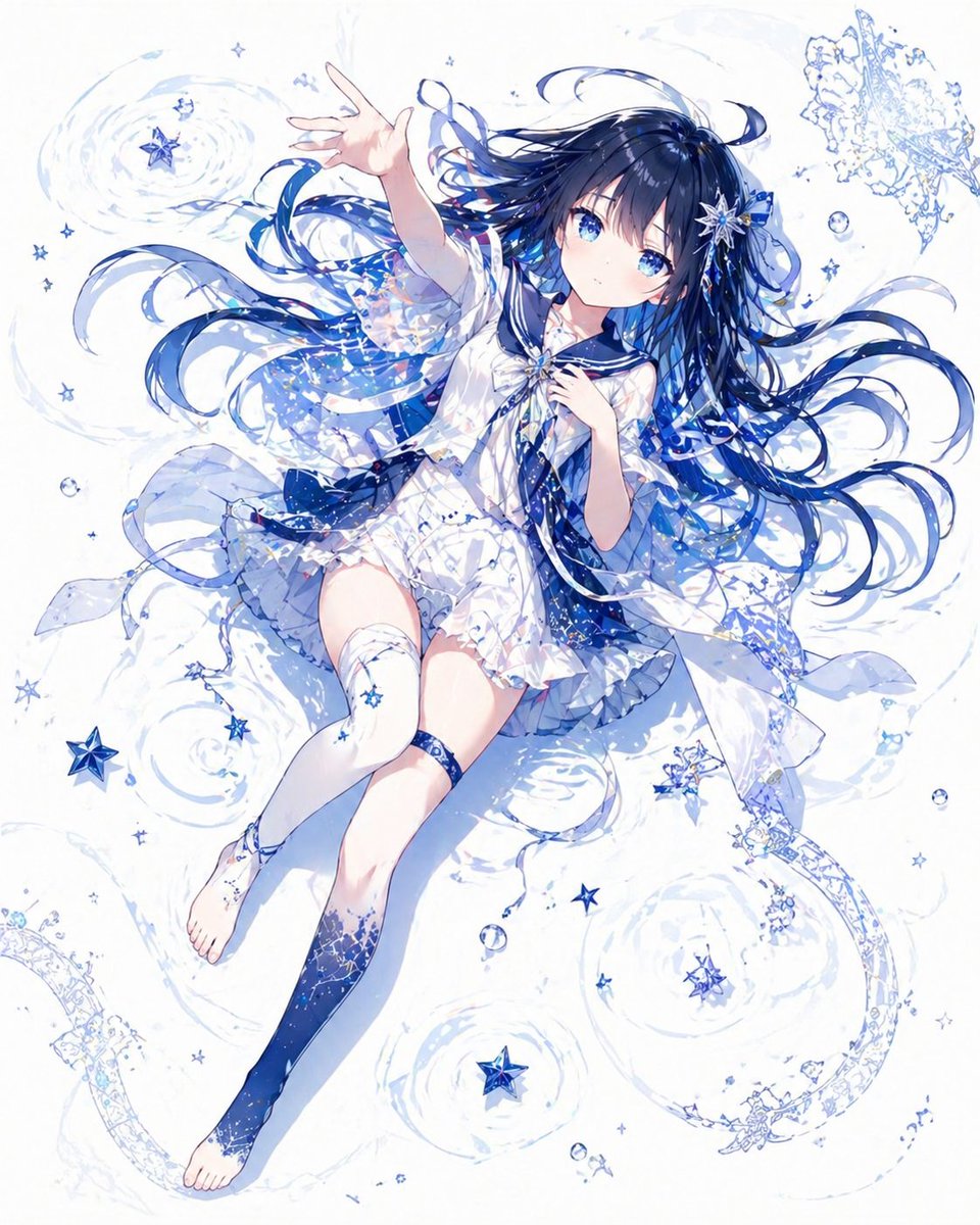 AI Prompt for Celestial Anime Character Illustration