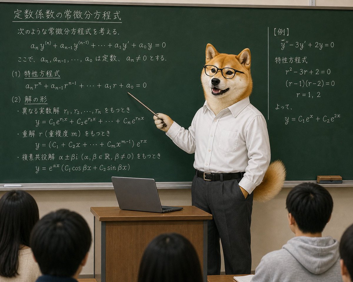 AI Prompt for Censored Shiba Inu Math Teacher Image