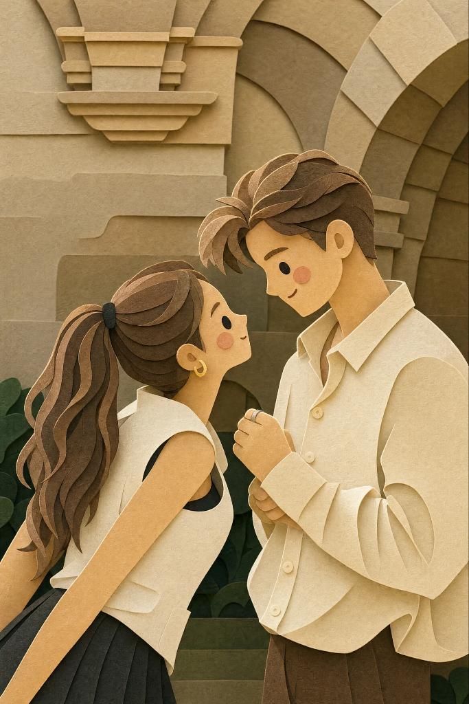 AI Prompt for Charming Papercraft Diorama Art with Soft Lighting and Cozy Pastel Tones