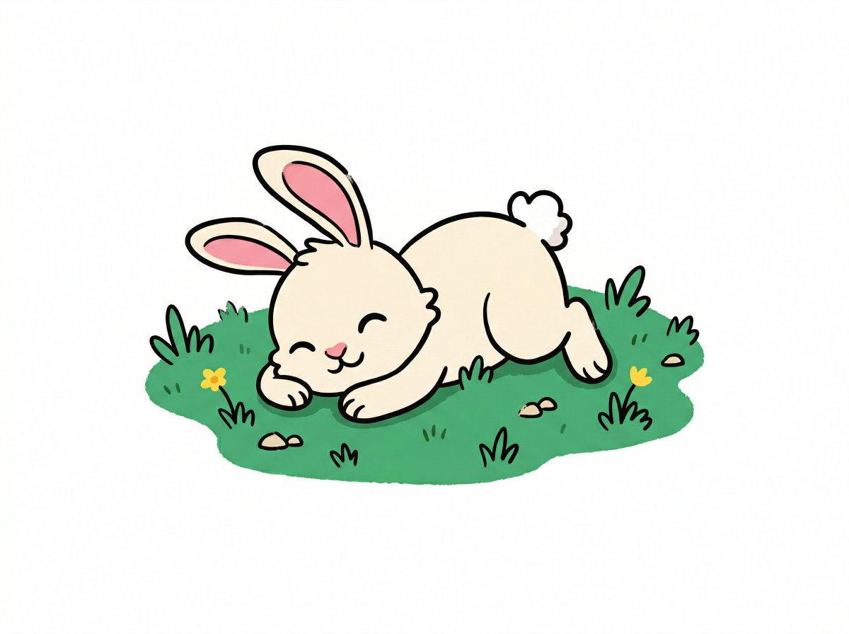 AI Prompt for Chibi Bunny Mascot Illustration - Perfect for Social Media Posts