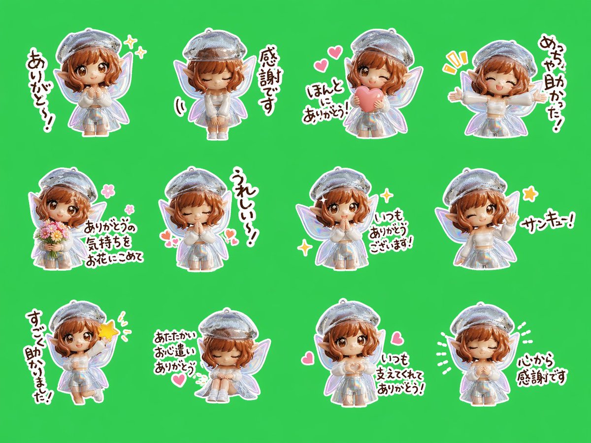 AI Prompt for Chibi Fairy Sticker Designs