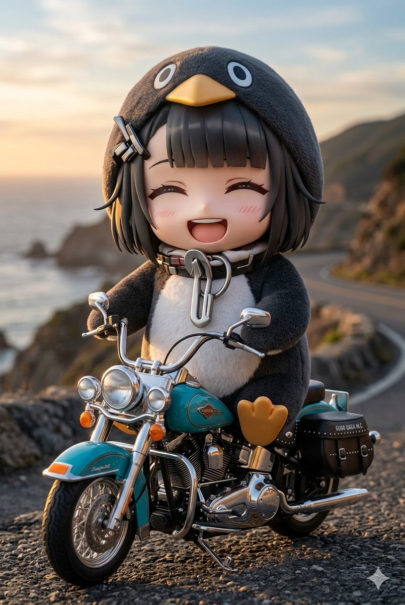 AI Prompt for Chibi Penguin Motorcycle Design