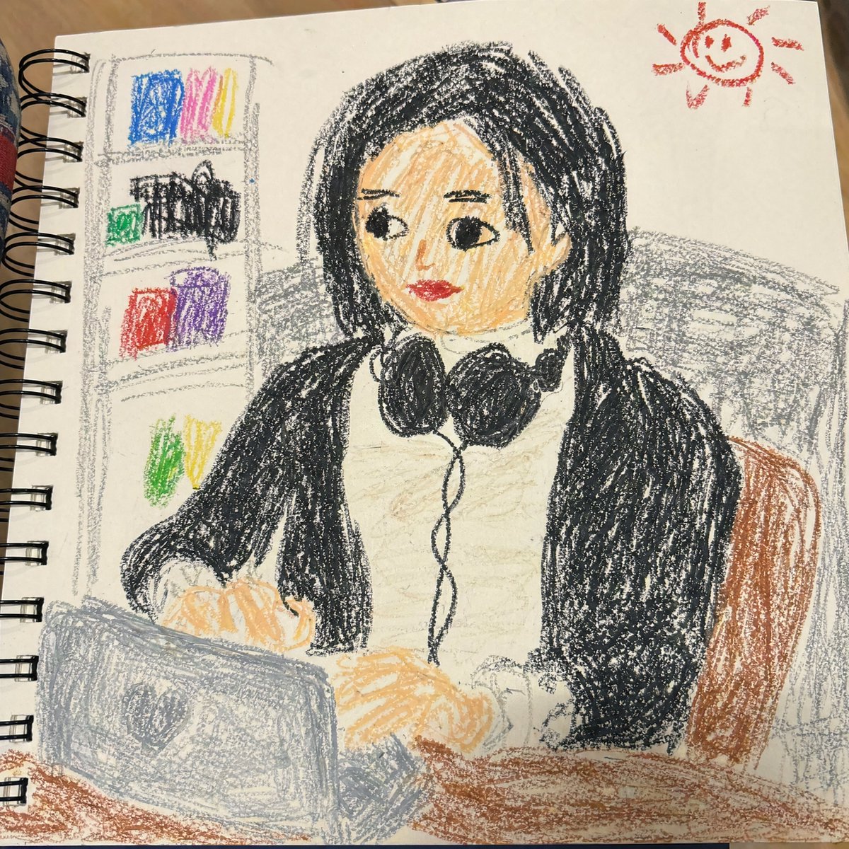 AI Prompt for Childlike Crayon Drawing Filter