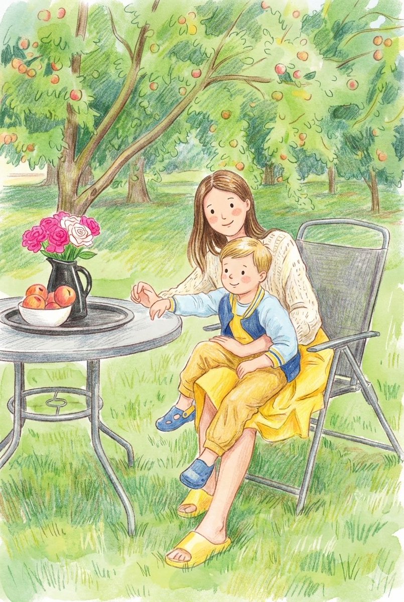 AI Prompt for Children's Book Illustration in Colored Pencils and Watercolor