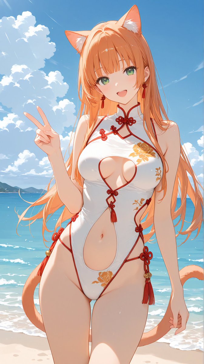 AI Prompt for China Dress Style Anime Illustration