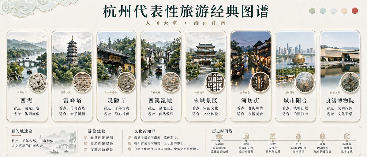 AI Prompt for Chinese-Inspired Travel Infographic Poster