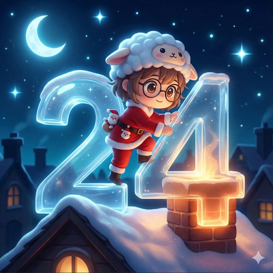AI Prompt for Christmas Advent Calendar Illustration
