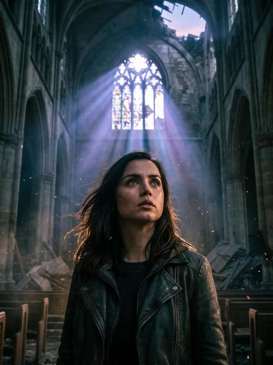 AI Prompt for Cinematic Gothic Portrait with Low-Angle Angle and Chiaroscuro Lighting