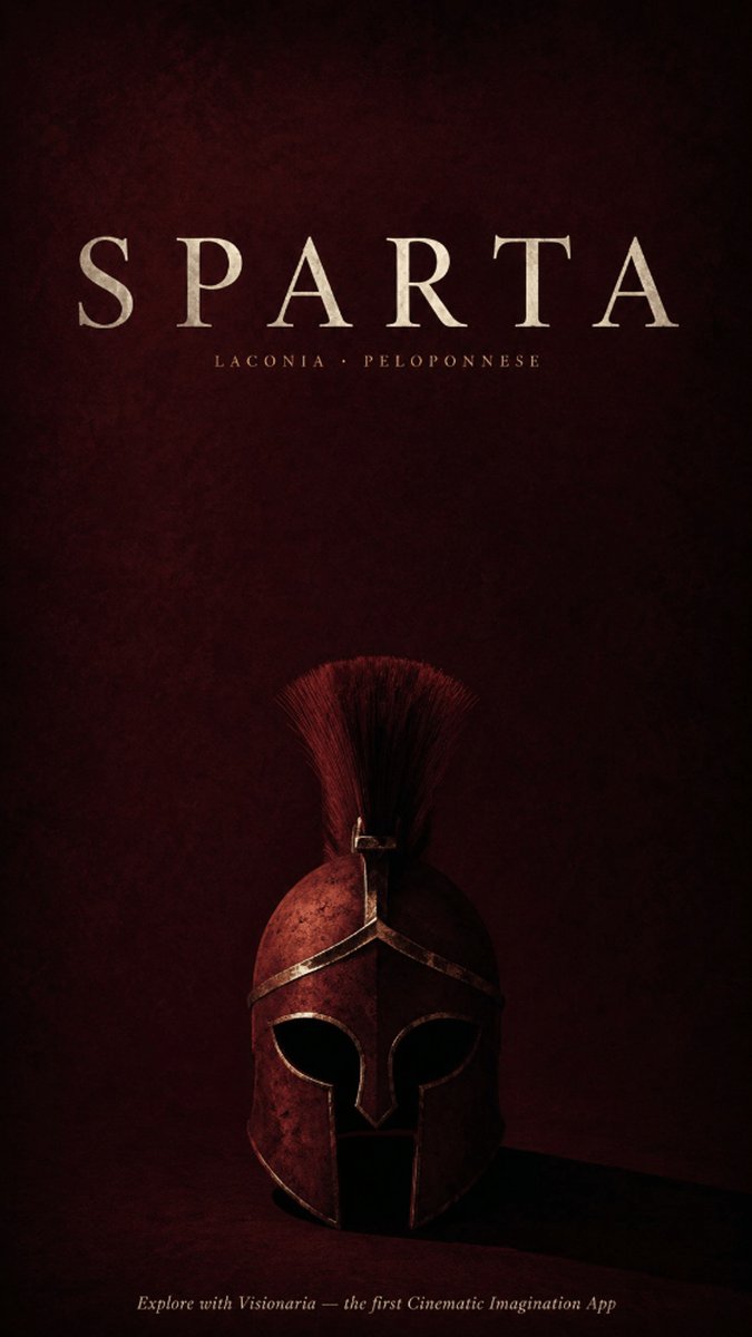 AI Prompt for Cinematic Sparta Helmet Poster with Minimalist Typography