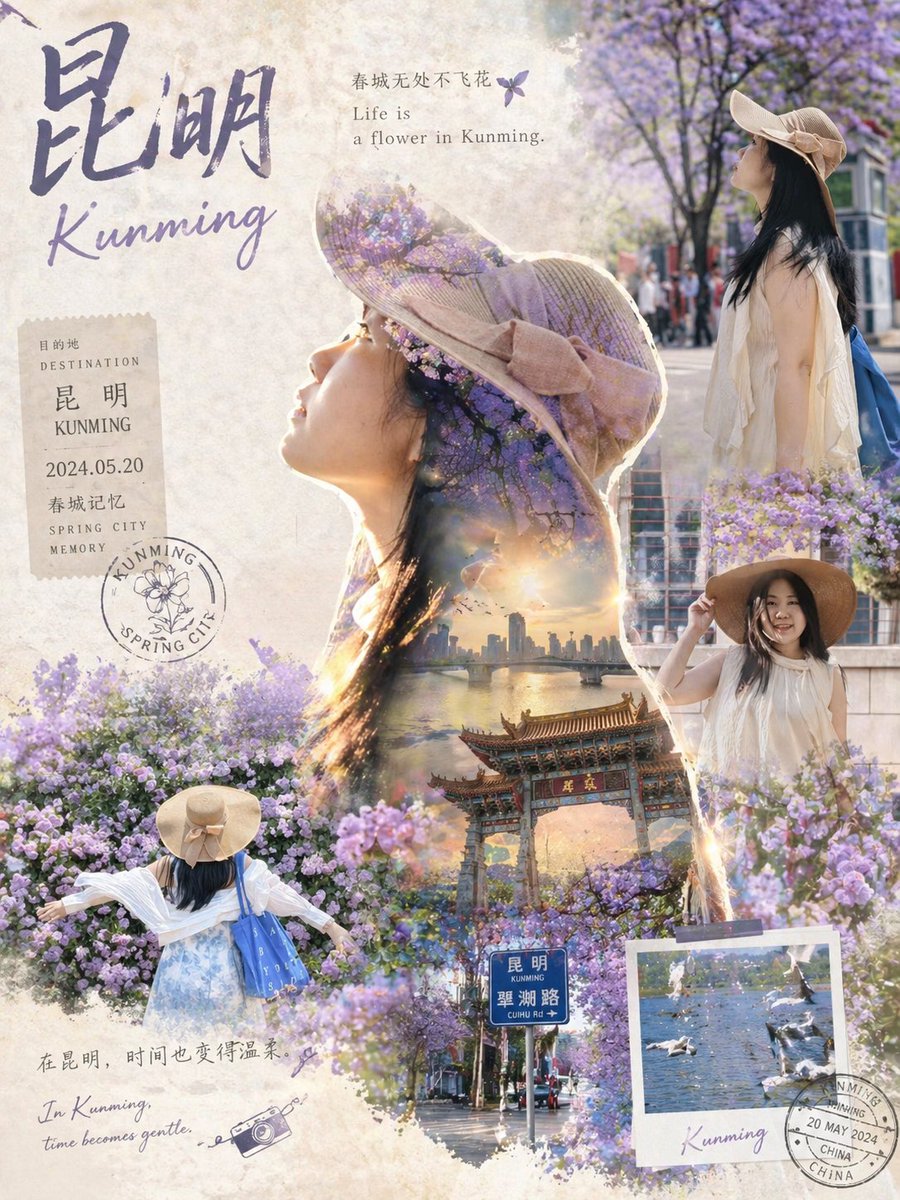AI Prompt for Cinematic Travel Posters with Watercolor Effect