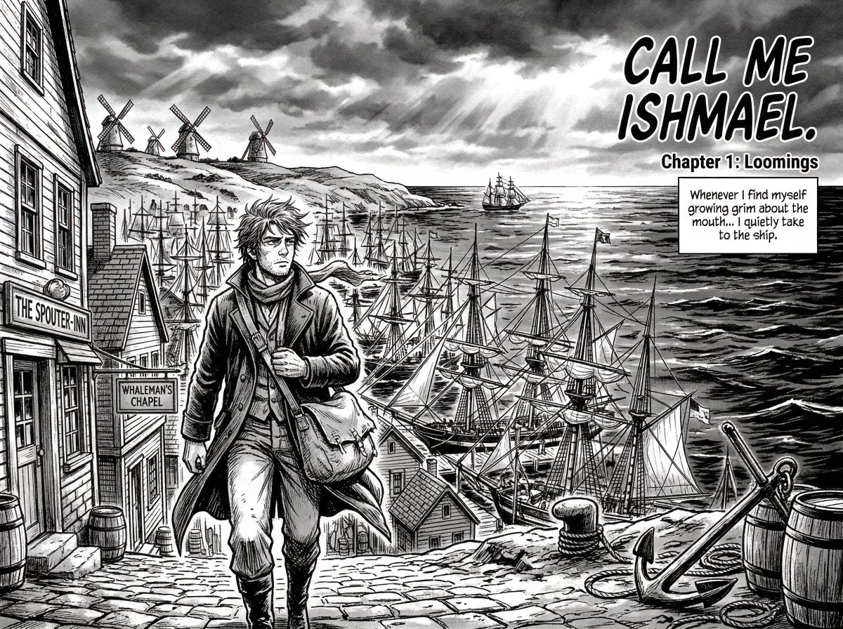 AI Prompt for Classic Manga-Inspired Novel Retellings
