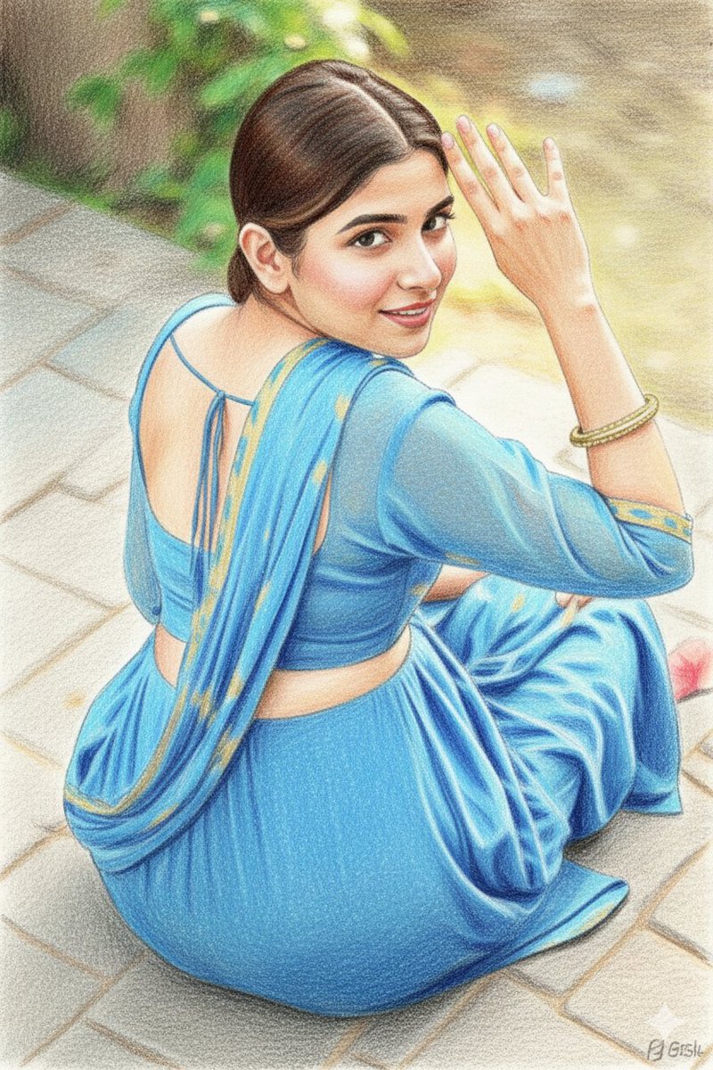 AI Prompt for Colored Pencil Sketchbook Illustrations