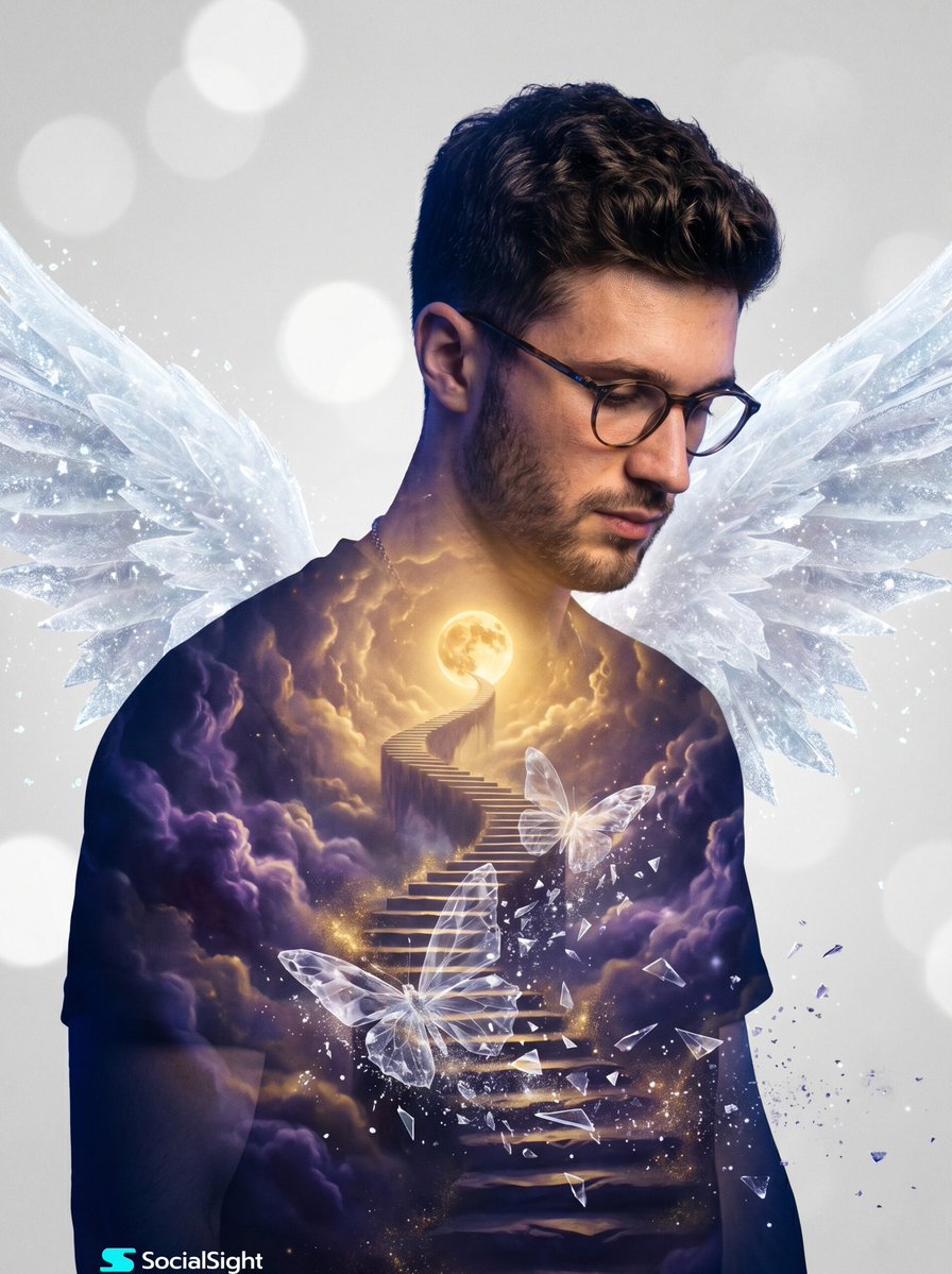 AI Prompt for Comic Style Winged Man Illustration