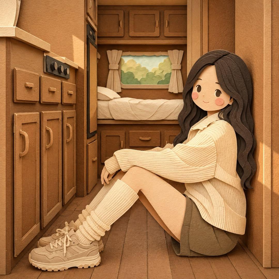 AI Prompt for Cozy Paper-Cut Illustration of Characters and Avatars