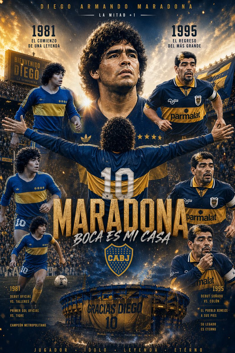 AI Prompt for Creating a Legendary Diego Maradona Infographic Poster