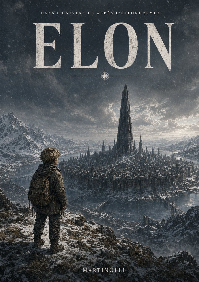 AI Prompt for Creating Epic Dark Cinematic French Dystopian Book Covers