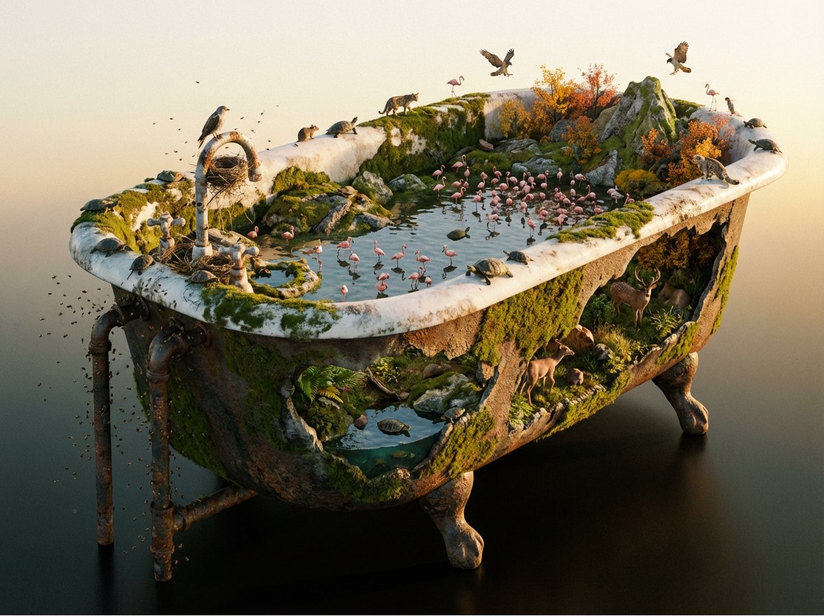 AI Prompt for Creating Fantasy Eco-Systems from Everyday Objects
