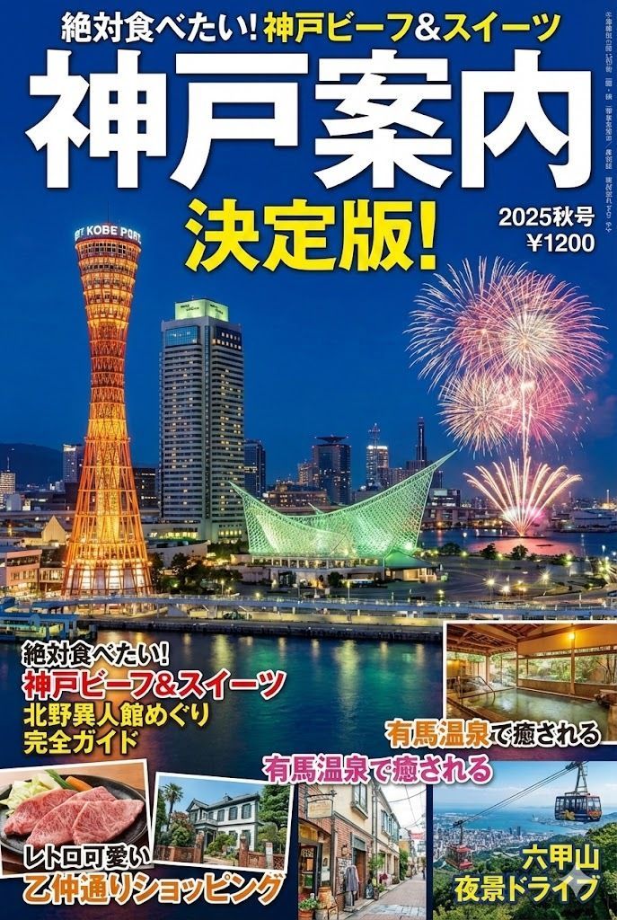 AI Prompt for Creating Kobe Tourism Magazine Covers with AI