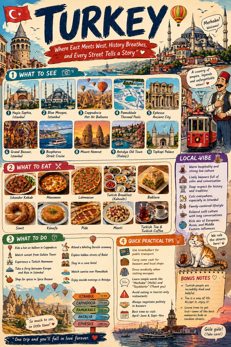 AI Prompt for Creating Unique Infographic Travel Posters with Comic-Style Illustrations