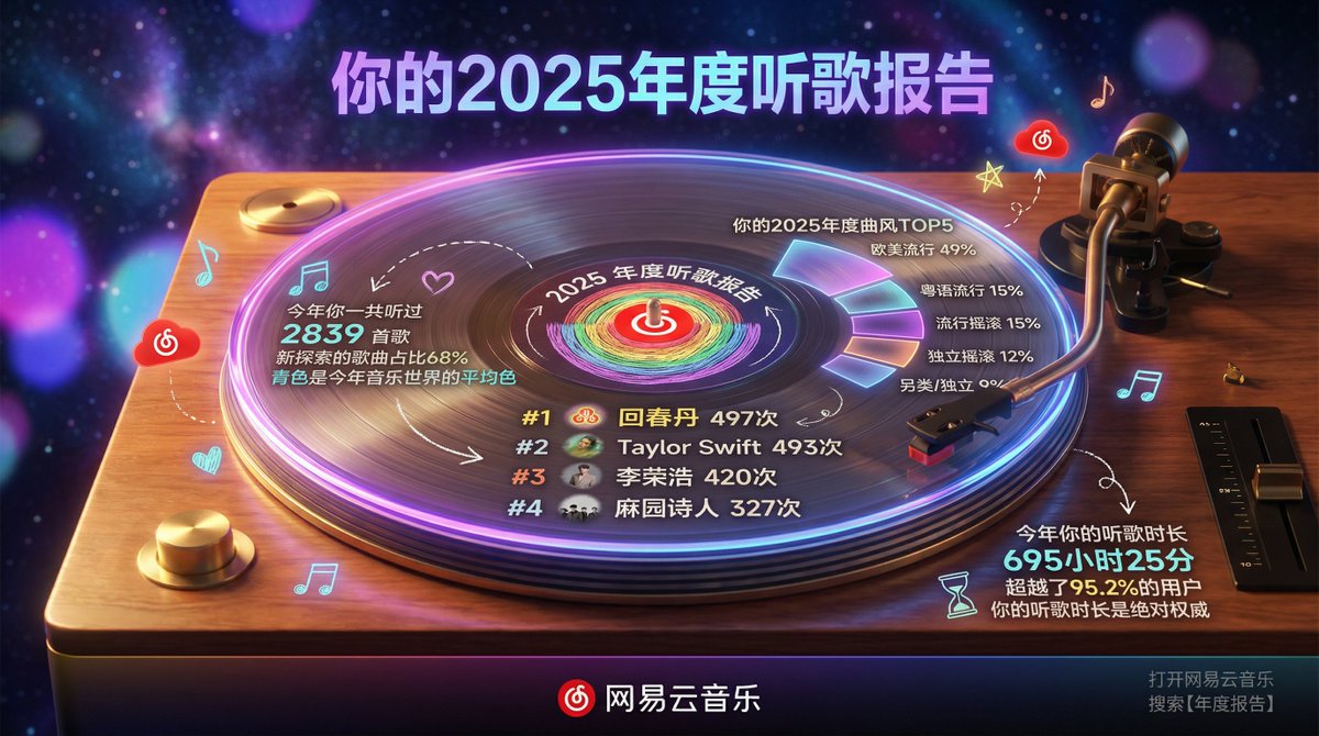 AI Prompt for Creative Vinyl Record Music Visualization