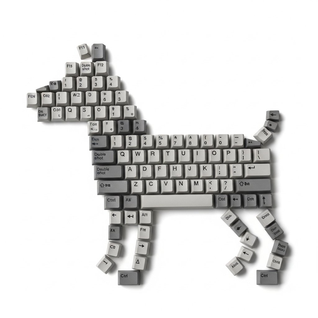 AI Prompt for Custom 3D Keyboard Keycap Art
