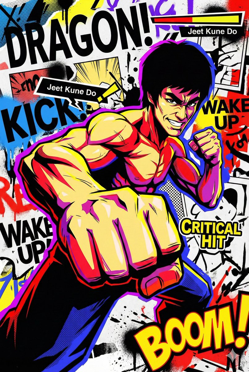 AI Prompt for Custom Anime Poster Art with Cel-Shading and Graffiti