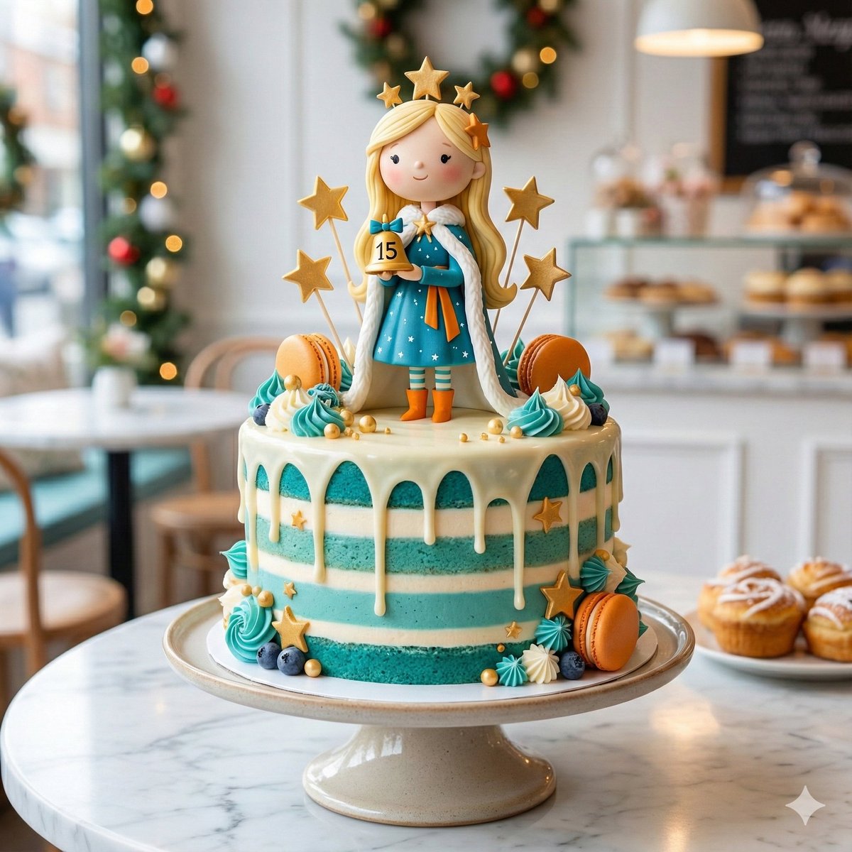 AI Prompt for Custom Cake Designs: Image-to-Cake Christmas Decoration Creator