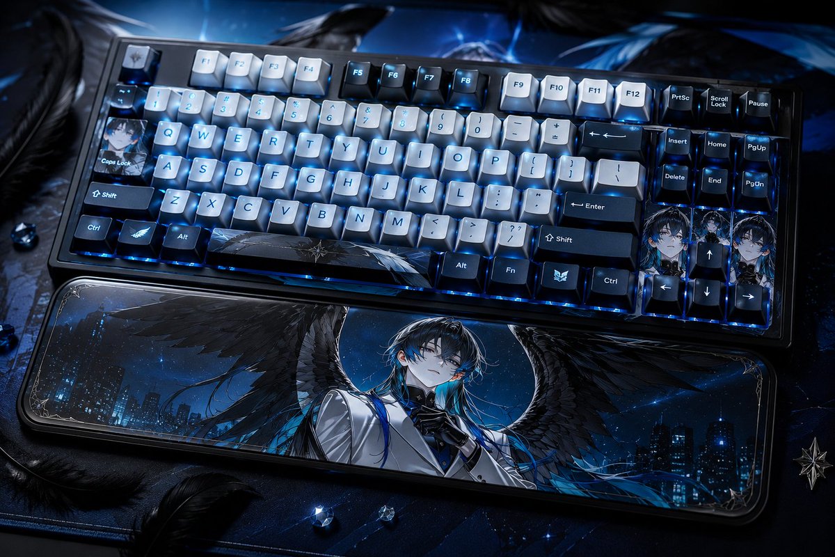 AI Prompt for Custom Character-Themed Keyboard Design