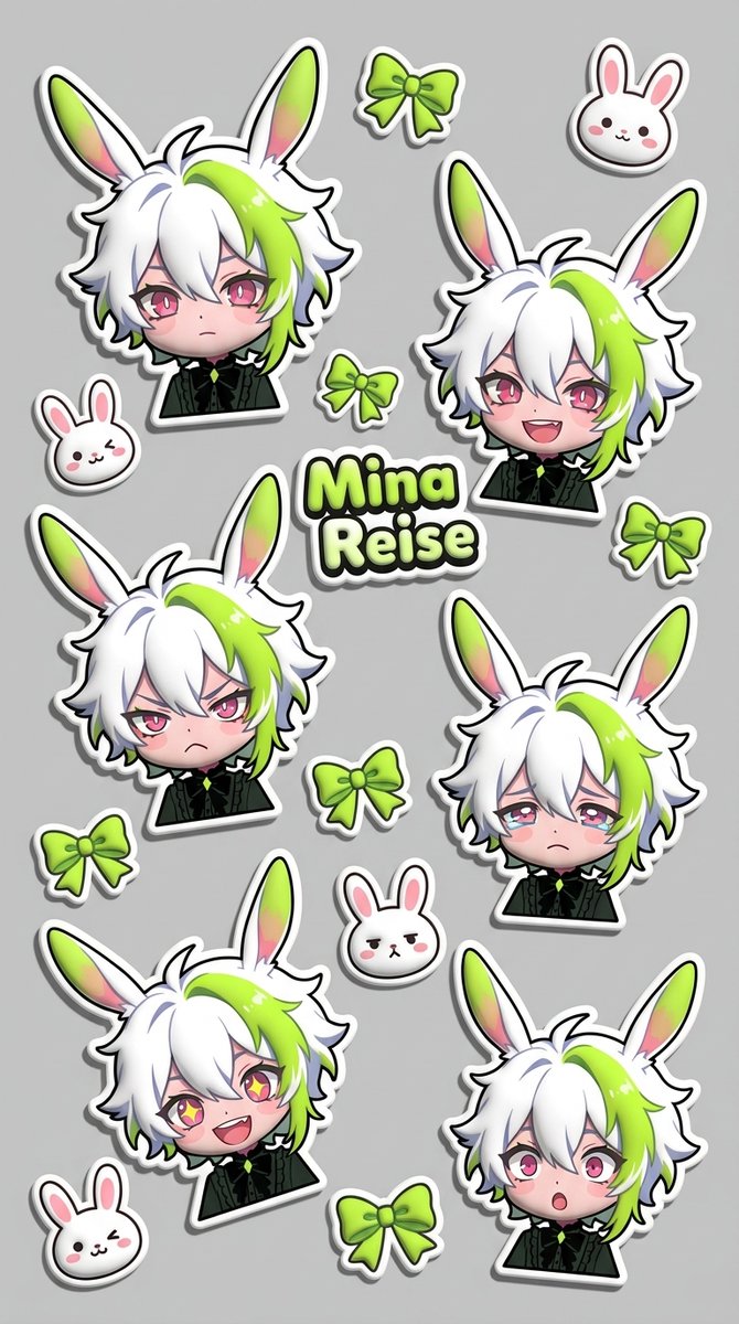 AI Prompt for Custom Chibi Character Sticker Sheets