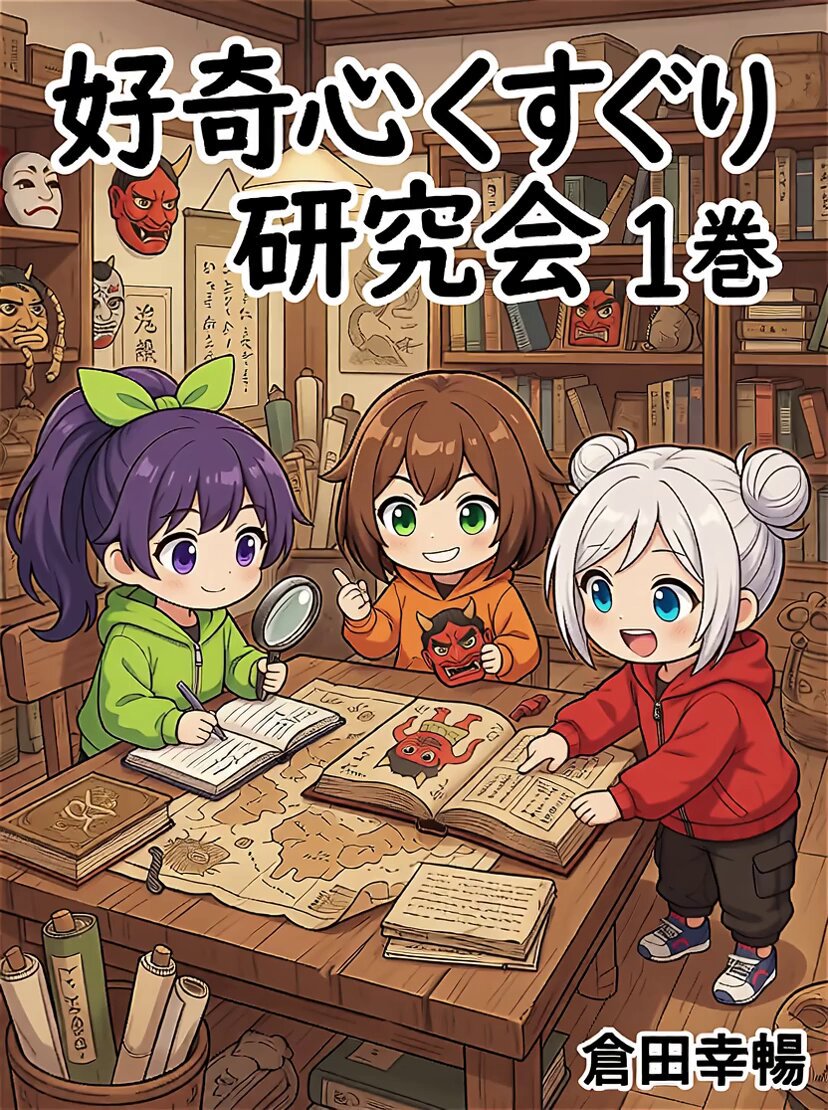 AI Prompt for Custom Manga Book Cover Art with Oni Folklore Theme